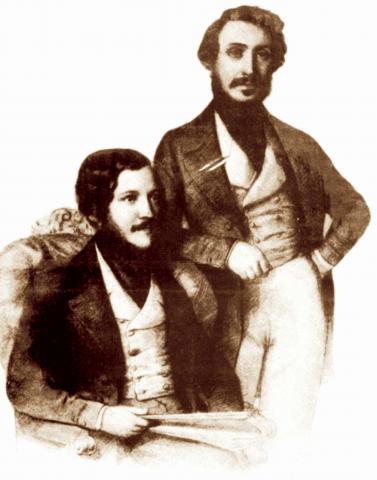 Eötvös József és dr. Trefort Ágoston